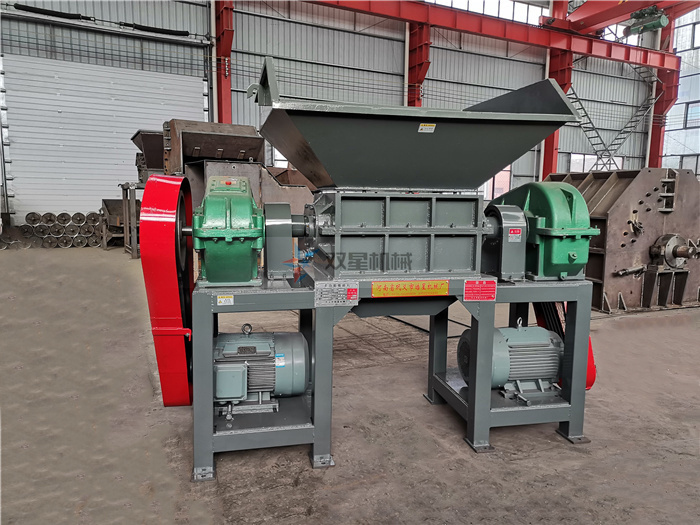 鐵皮撕碎機廠家設備生產現場實拍