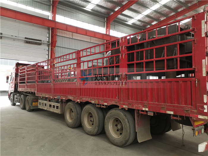 斷橋鋁破碎機生產線1300型設備發(fā)貨現場