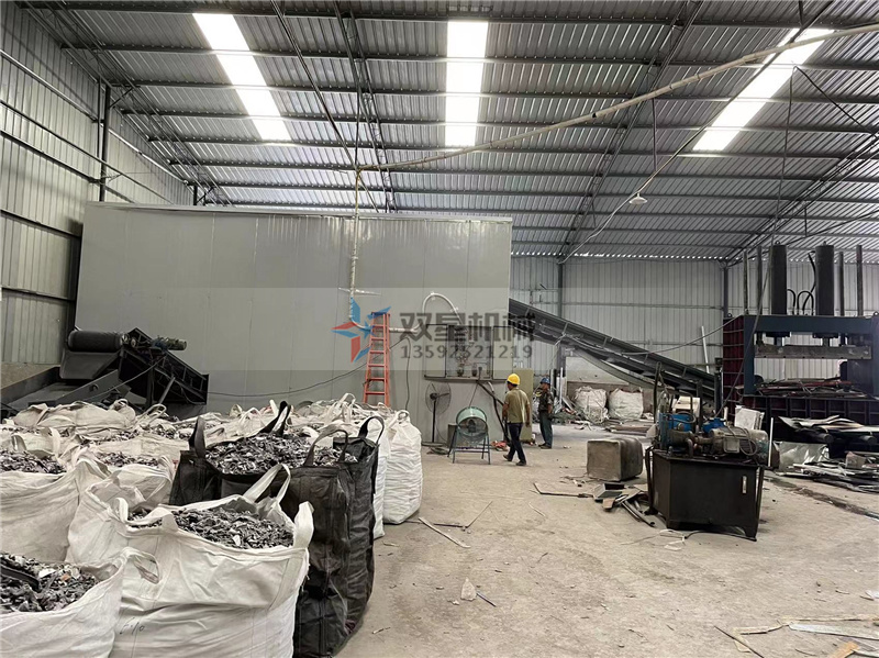 加強環(huán)保措施的廢機鋁破碎機生產(chǎn)線設備受到客戶認可